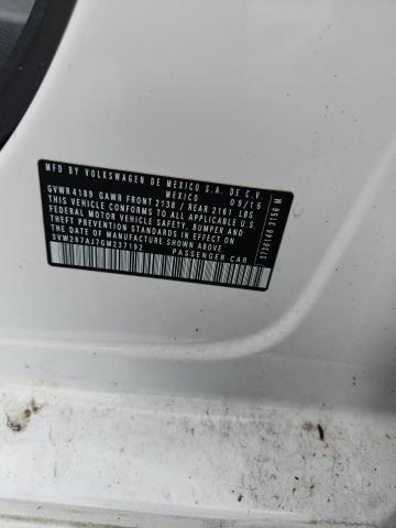 Aukcja sprzedaży 2016 Volkswagen Jetta, vin: 3VW267AJ7GM237192, numer aukcji: 69311396
