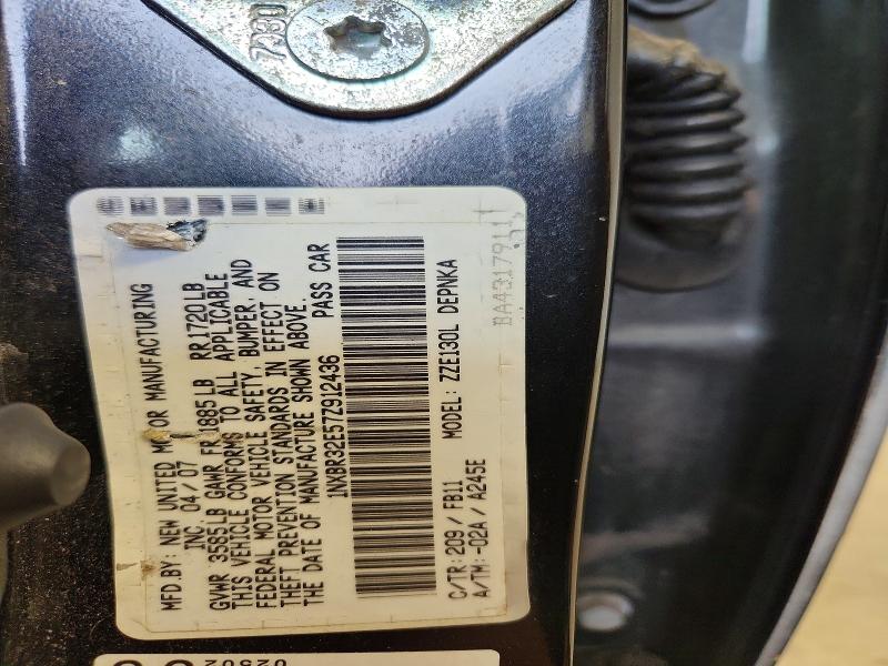 70415846 :رقم المزاد ، 1NXBR32E57Z912436 vin ، 2007 Toyota Corolla مزاد بيع