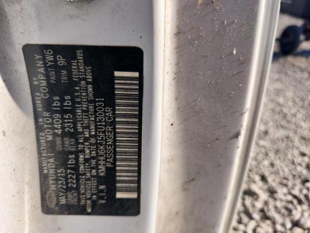 2015 Hyundai Genesis Coupe მანქანა იყიდება აუქციონზე, vin: KMHHU6KJ5FU130031, აუქციონის ნომერი: 70993536
