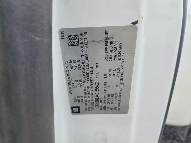 69022196 :رقم المزاد ، 1GCHSBEA4G1395492 vin ، 2016 Chevrolet Colorado مزاد بيع