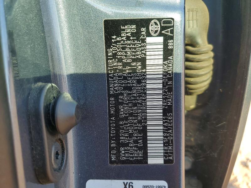 Продаж на аукціоні авто 2015 Toyota Corolla, vin: 2T1BURHE6FC286324, номер лоту: 69628936