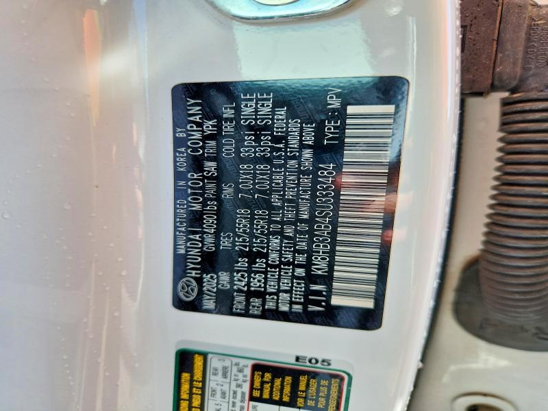 Продажа на аукционе авто 2025 Hyundai Kona, vin: KM8HB3AB4SU333484, номер лота: 69808656
