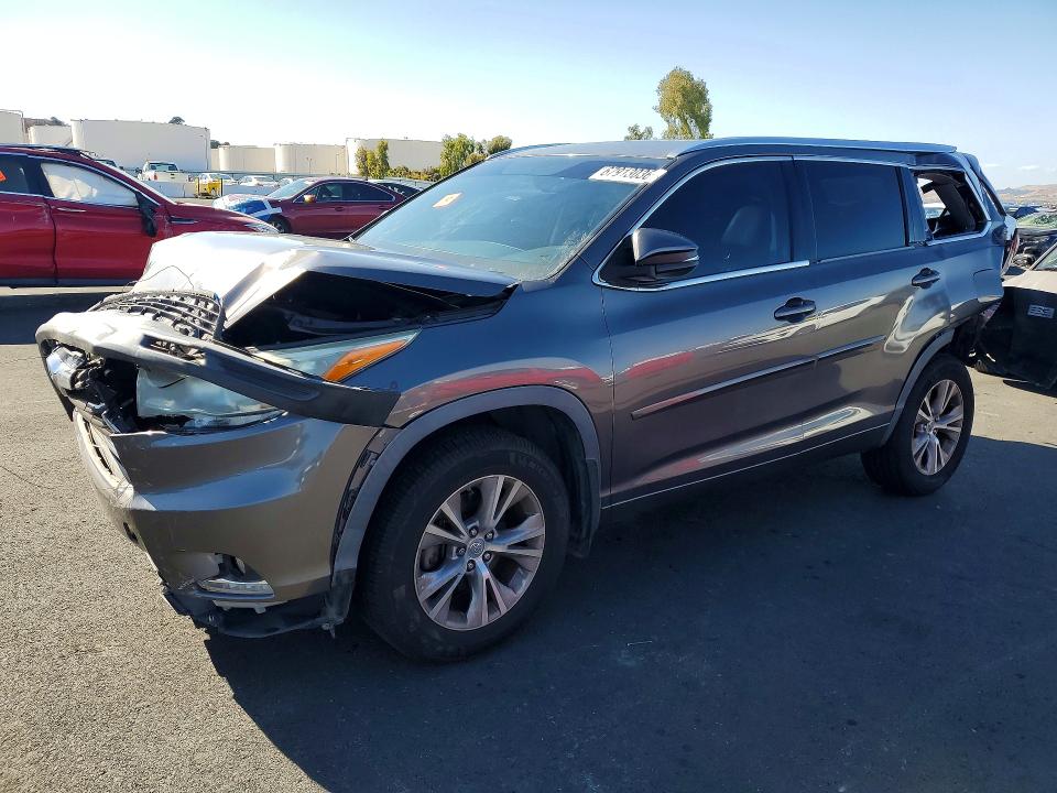 Продаж на аукціоні авто 2015 Toyota Highlander, vin: 5TDJKRFH3FS122244, номер лоту: 67913036