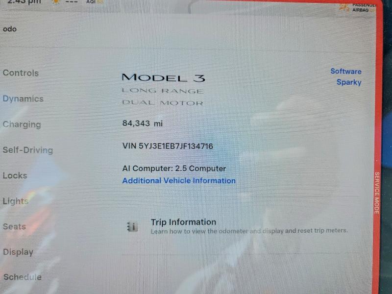 Продажа на аукционе авто 2018 Tesla Model 3, vin: 5YJ3E1EB7JF134716, номер лота: 69795986