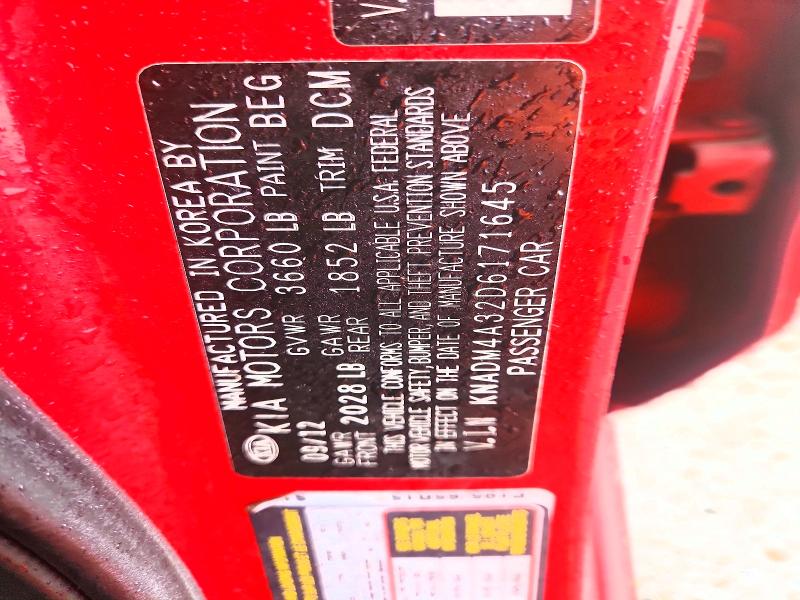 Продаж на аукціоні авто 2013 Kia Rio, vin: KNADM4A32D6171645, номер лоту: 70074146