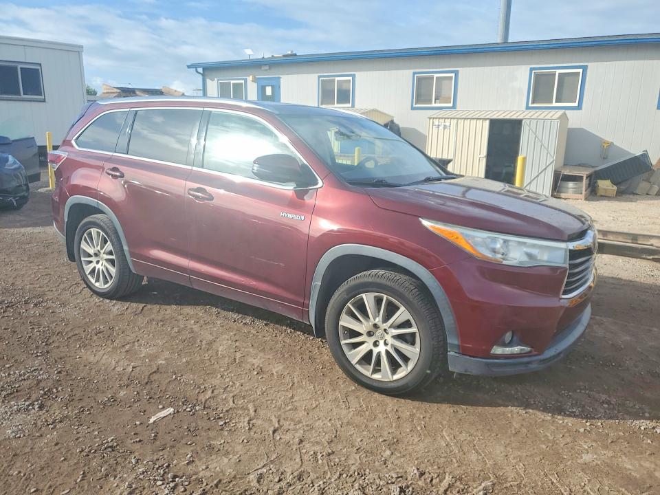 Aukcja sprzedaży 2015 Toyota Highlander Hybrid, vin: 5TDDCRFH2FS007337, numer aukcji: 70186866
