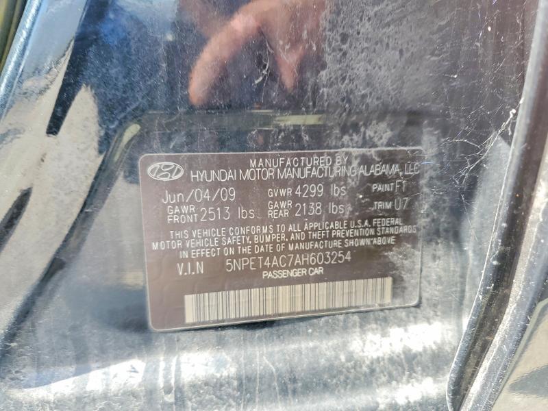 Продажа на аукционе авто 2010 Hyundai Sonata, vin: 5NPET4AC7AH603254        , номер лота: 68945856