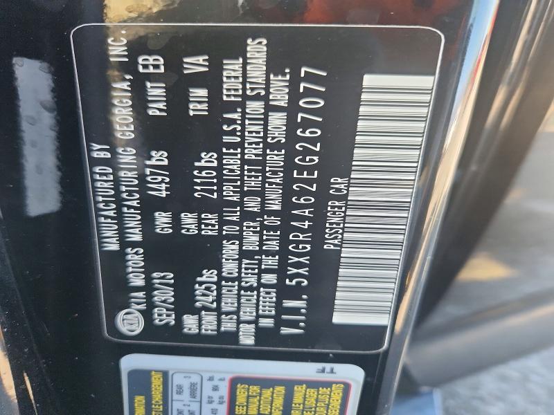 Aukcja sprzedaży 2014 Kia Optima, vin: 5XXGR4A62EG267077, numer aukcji: 67660436