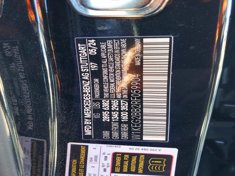 Продажа на аукционе авто 2024 Mercedes-benz Eqe Sedan, vin: W1KEG2BB2RF059904, номер лота: 70864346
