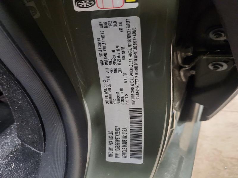 69144396 :رقم المزاد ، 1C6SRFJP8TN289527 vin ، 2026 Ram 1500 مزاد بيع