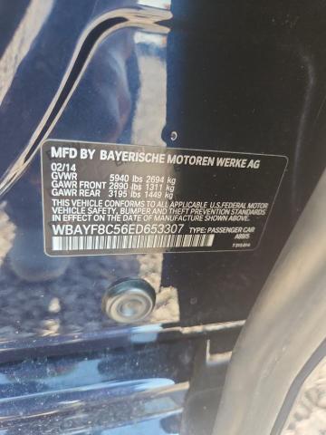 Продажа на аукционе авто 2014 Bmw 750, vin: WBAYF8C56ED653307, номер лота: 67321436