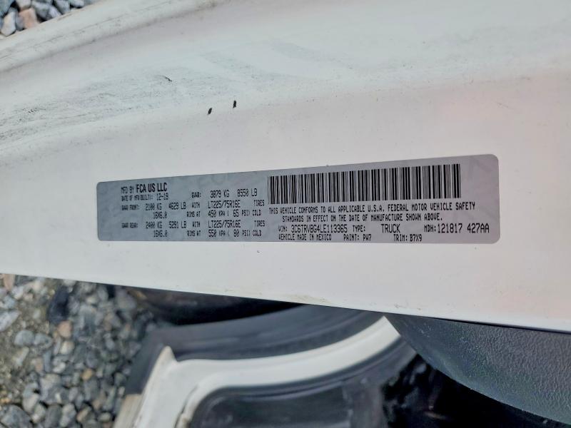 Продаж на аукціоні авто 2020 Ram Promaster 1500, vin: 3C6TRVBG4LE113365, номер лоту: 67927246