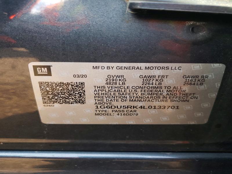 Продаж на аукціоні авто 2020 Cadillac Ct5, vin: 1G6DU5RK4L0133701, номер лоту: 68086136