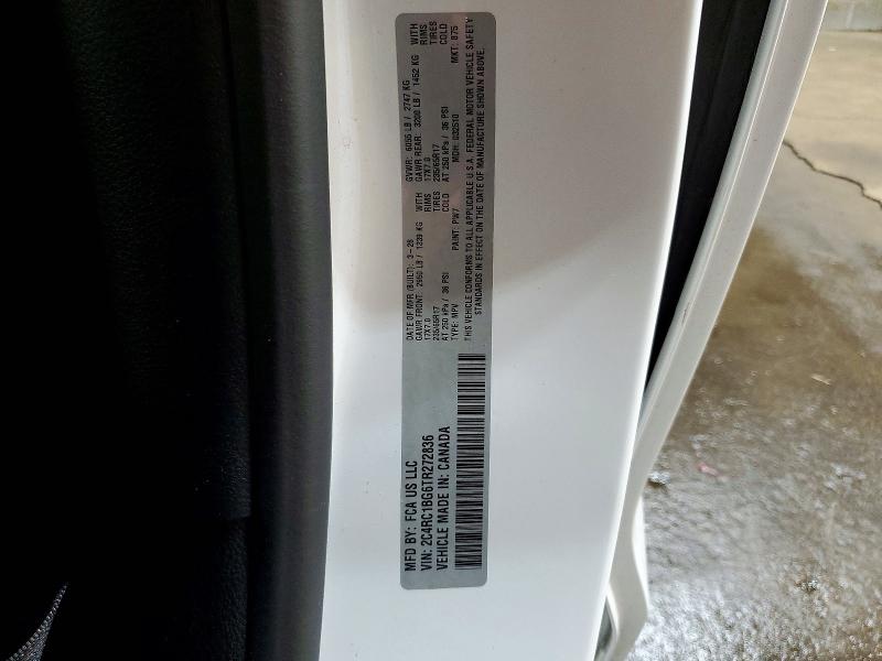 Продажа на аукционе авто 2026 Chrysler Pacifica, vin: 2C4RC1BG6TR272836, номер лота: 71192536
