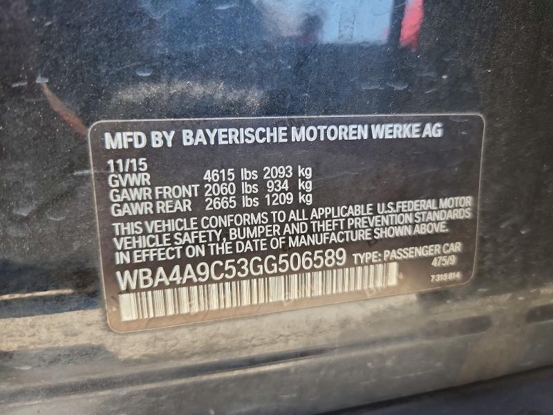 Продажа на аукционе авто 2016 Bmw 428, vin: WBA4A9C53GG506589, номер лота: 67925326