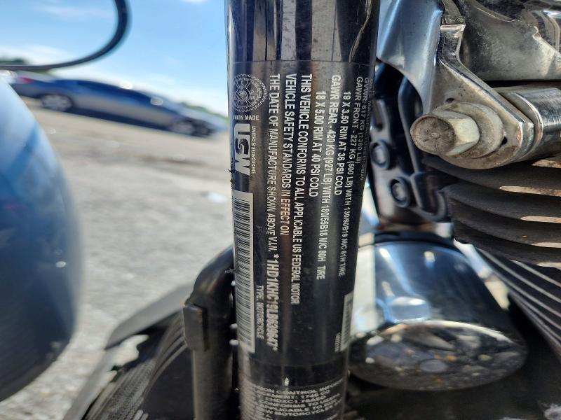 70237326 :رقم المزاد ، 1HD1KHC19LB639647 vin ، 2020 Harley-davidson Fltrx مزاد بيع