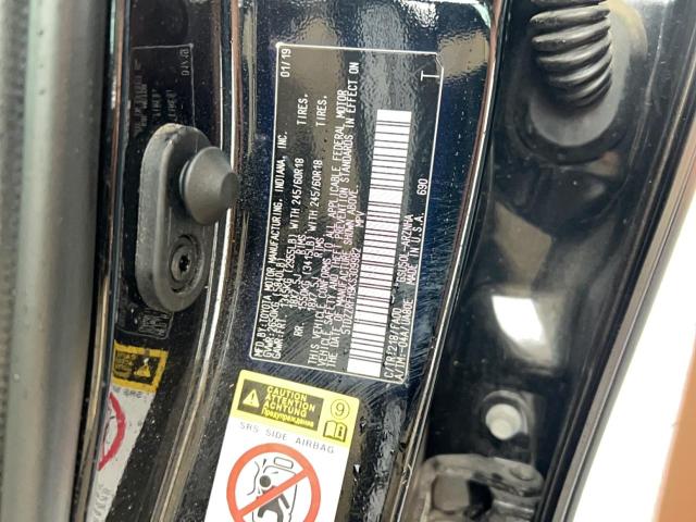 71475526 :رقم المزاد ، 5TDZZRFH9KS309982 vin ، 2019 Toyota Highlander مزاد بيع