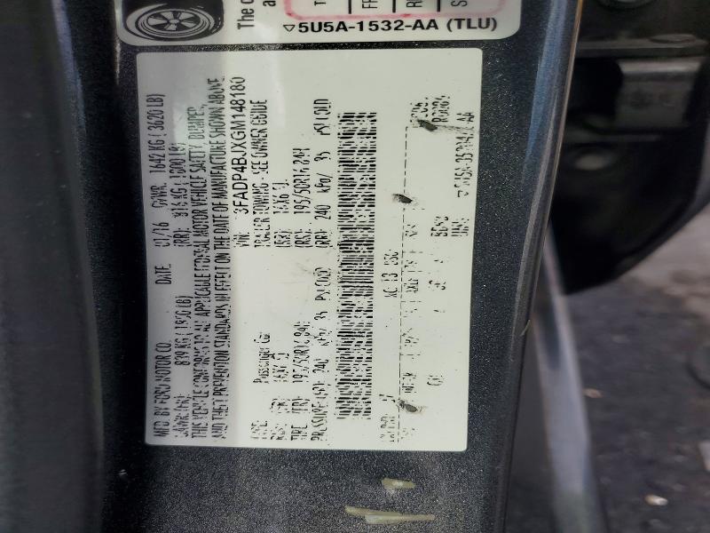 Продажа на аукционе авто 2016 Ford Fiesta, vin: 3FADP4BJXGM148180, номер лота: 68757386