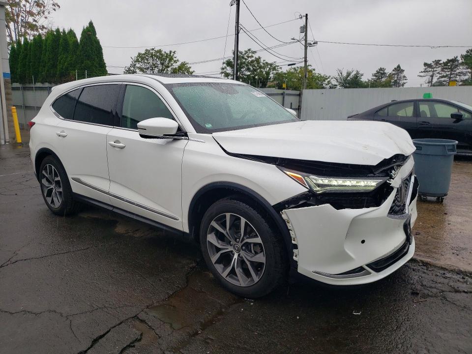 2022 Acura Mdx მანქანა იყიდება აუქციონზე, vin: 5J8YE1H4XNL046640, აუქციონის ნომერი: 67245986