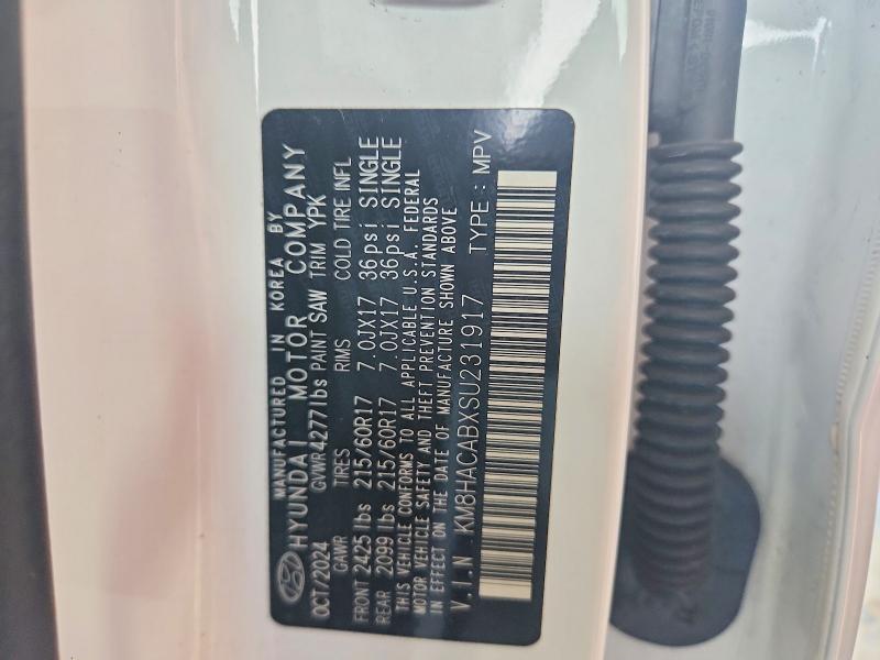 2025 Hyundai Kona მანქანა იყიდება აუქციონზე, vin: KM8HACABXSU231917, აუქციონის ნომერი: 67365936
