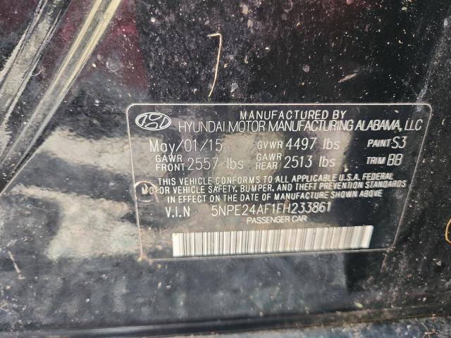 2015 Hyundai Sonata მანქანა იყიდება აუქციონზე, vin: 5NPE24AF1FH233861, აუქციონის ნომერი: 70556796