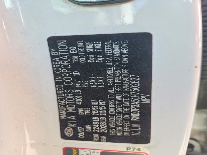 Aukcja sprzedaży 2017 Kia Soul, vin: KNDJP3A51H7502627, numer aukcji: 70102876