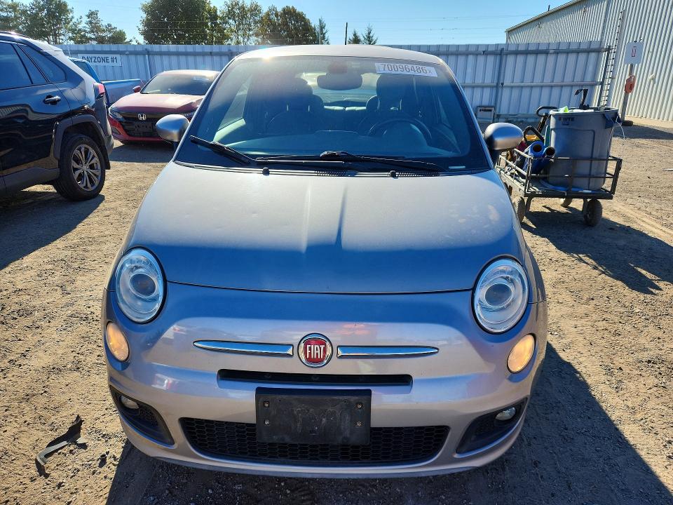 2016 Fiat 500 მანქანა იყიდება აუქციონზე, vin: 3C3CFFBR5GT130156, აუქციონის ნომერი: 70096486