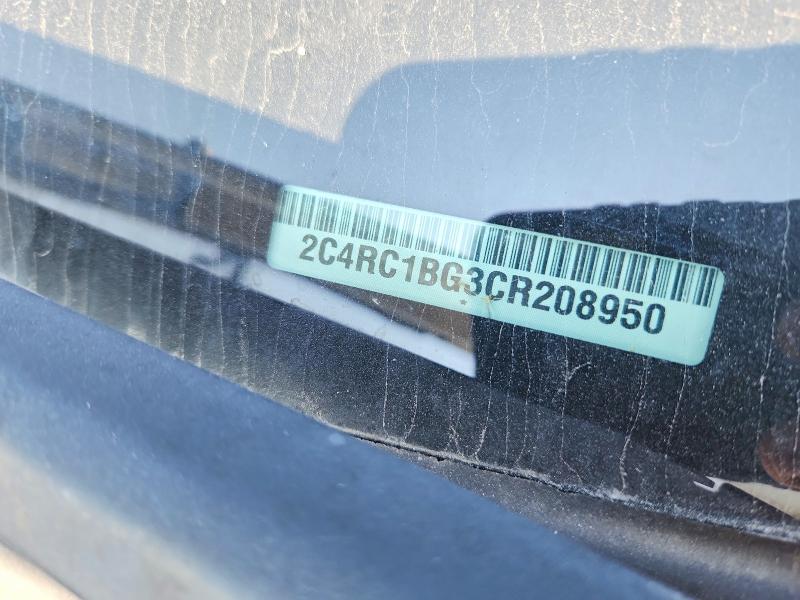 Продаж на аукціоні авто 2012 Chrysler Town & Country, vin: 2C4RC1BG3CR208950, номер лоту: 67272746