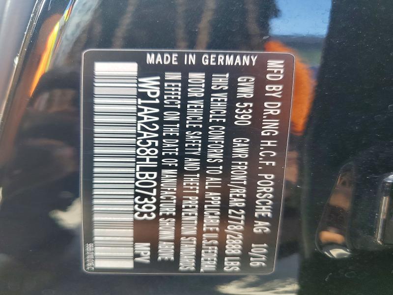 Продажа на аукционе авто 2017 Porsche Macan, vin: WP1AA2A58HLB07393, номер лота: 67871196