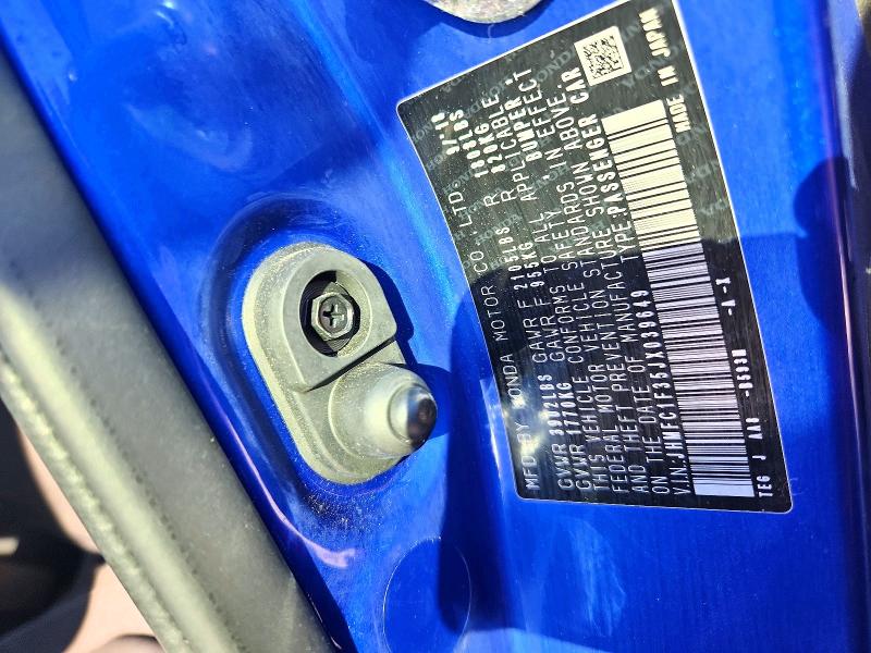Продажа на аукционе авто 2018 Honda Civic, vin: JHMFC1F35JX039649, номер лота: 70143576