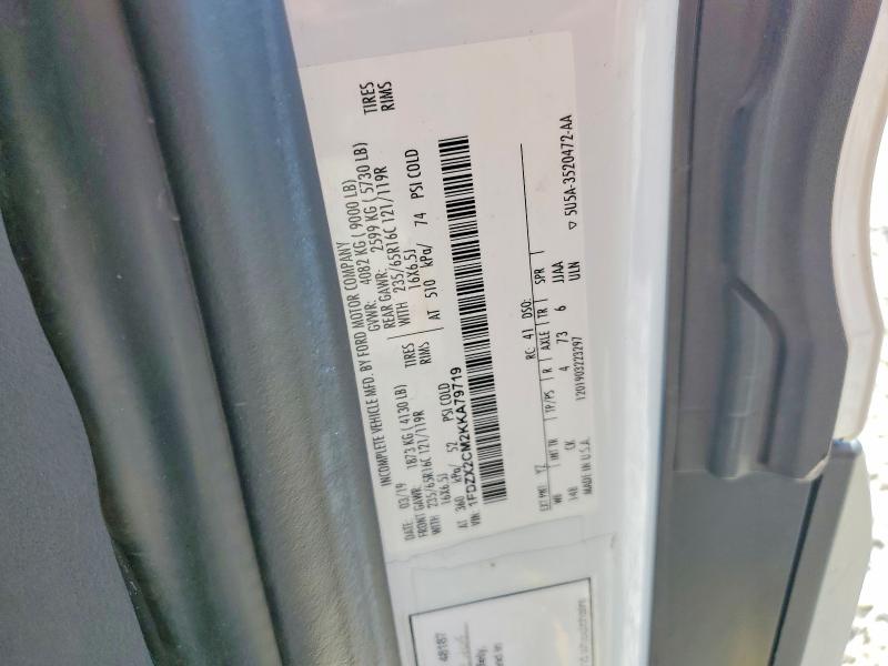 66797266 :رقم المزاد ، 1FDZX2CM2KKA79719 vin ، 2019 Ford Transit مزاد بيع
