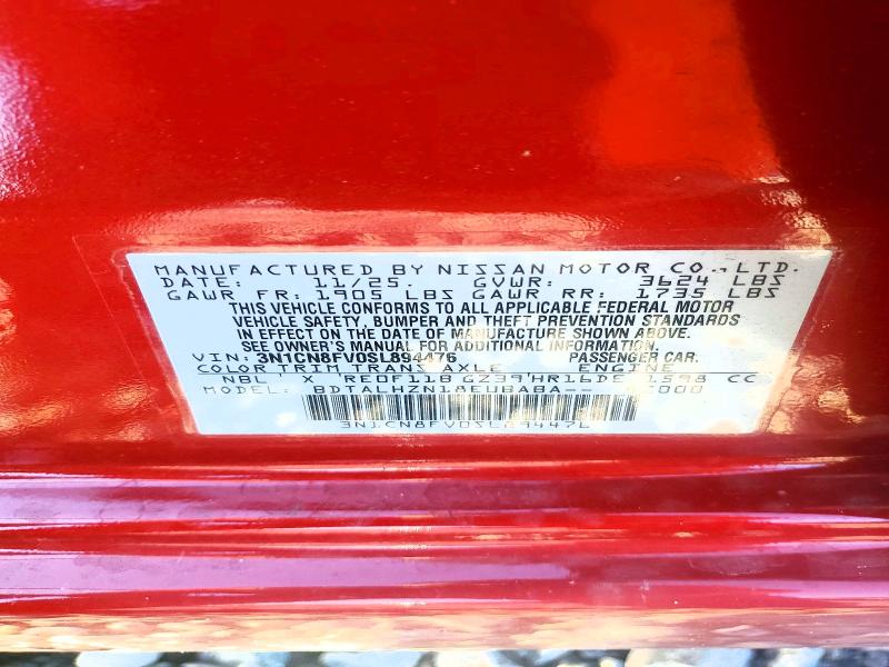 2025 Nissan Versa მანქანა იყიდება აუქციონზე, vin: 3N1CN8FV0SL894476, აუქციონის ნომერი: 67268506