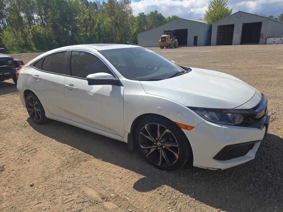 68075746 :رقم المزاد ، 2HGFC2F87MH017309 vin ، 2021 Honda Civic مزاد بيع