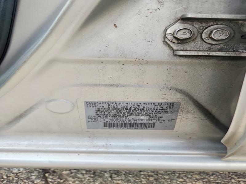 Продажа на аукционе авто 2019 Nissan Versa, vin: 3N1CN7AP6KL863512, номер лота: 67809136