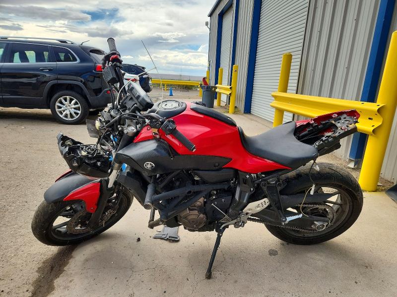 Aukcja sprzedaży 2017 Yamaha Fz07, vin: JYARM06E5HA013116, numer aukcji: 66850186