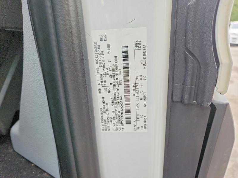 70791576 :رقم المزاد ، 1FTYR1ZM2JKA31146 vin ، 2018 Ford Transit مزاد بيع