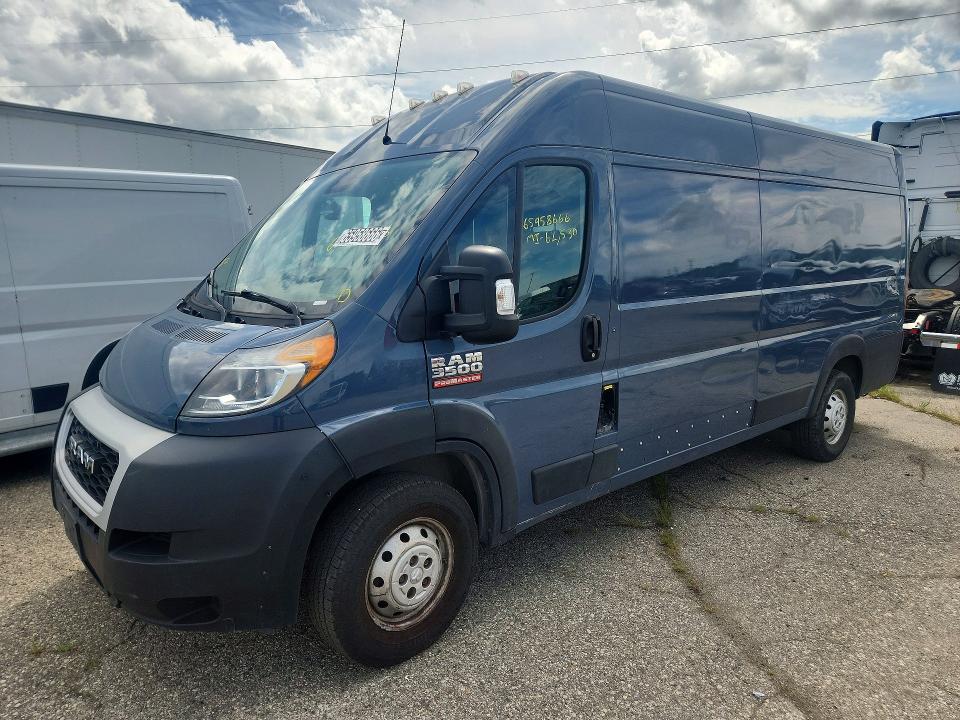 Продаж на аукціоні авто 2021 Ram Promaster 3500, vin: 3C6MRVJG1ME544544, номер лоту: 65958666