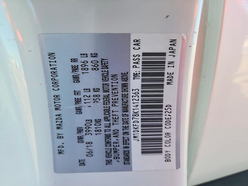 Продажа на аукционе авто 2019 Mazda Cx-3, vin: JM1DKFD78K1412363, номер лота: 68411506