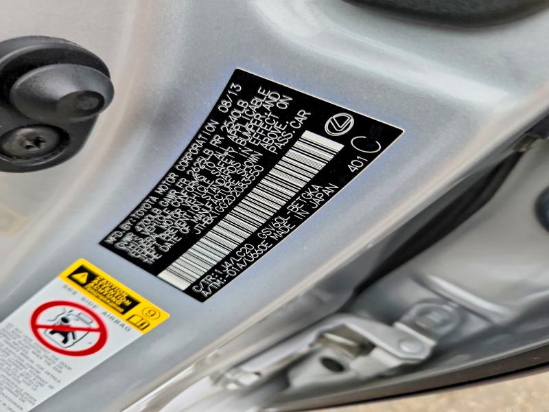 2013 Lexus Es მანქანა იყიდება აუქციონზე, vin: JTHBK1GG2D2083550, აუქციონის ნომერი: 70400006
