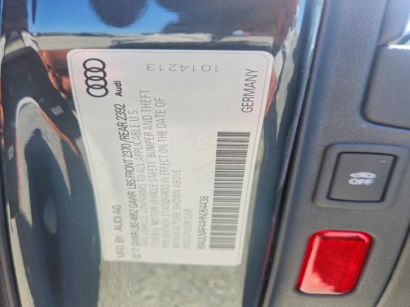 Aukcja sprzedaży 2017 Audi A4, vin: WAULNAF44HN064438, numer aukcji: 67545826