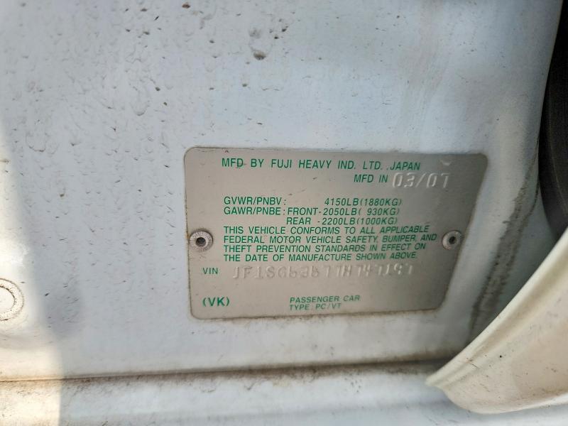69552926 :رقم المزاد ، JF1SG63677H747197 vin ، 2007 Subaru Forester مزاد بيع