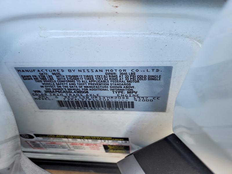 67924926 :رقم المزاد ، 3N8AP6CA5SL430558 vin ، 2025 Nissan Kicks مزاد بيع