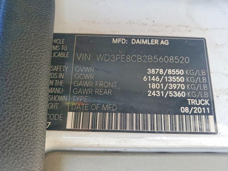 Продажа на аукционе авто 2011 Mercedes-benz Sprinter, vin: WD3PE8CB2B5608520, номер лота: 69740436