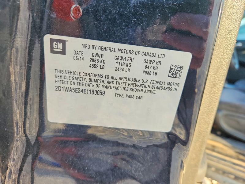 68197906 :رقم المزاد ، 2G1WA5E34E1180059 vin ، 2014 Chevrolet Impala Limited مزاد بيع