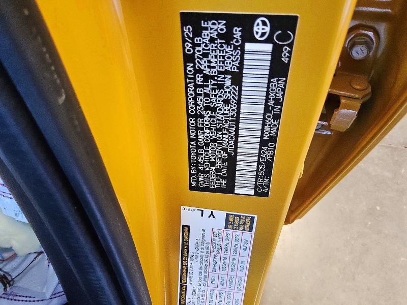 Auction sale of the 2026 Toyota Prius, vin: JTDACAAU1T3069222, lot number: 69038096
