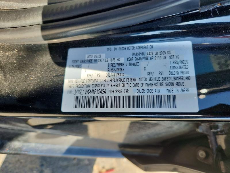 Продаж на аукціоні авто 2021 Mazda 6, vin: JM1GL1VM2M1612434, номер лоту: 67572756
