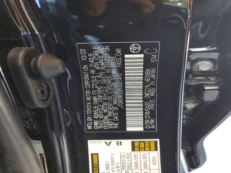 Продажа на аукционе авто 2024 Toyota Corolla Hybrid, vin: JTDBCMFE6RJ021470, номер лота: 68412676