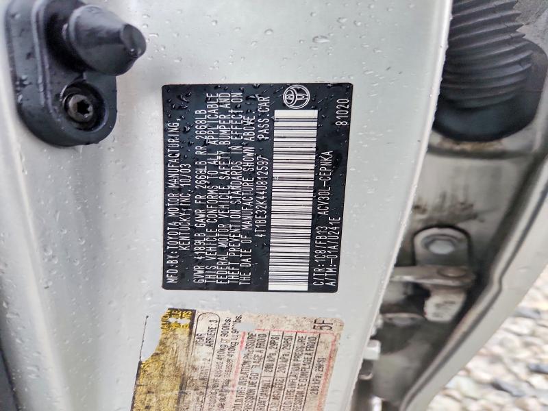 70951276 :رقم المزاد ، 4T1BE32K44U812597 vin ، 2004 Toyota Camry مزاد بيع