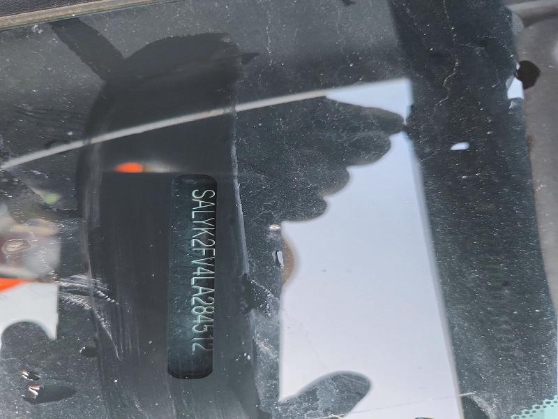 Aukcja sprzedaży 2020 Land Rover Range Rover Velar, vin: SALYK2FV4LA284512, numer aukcji: 67807486