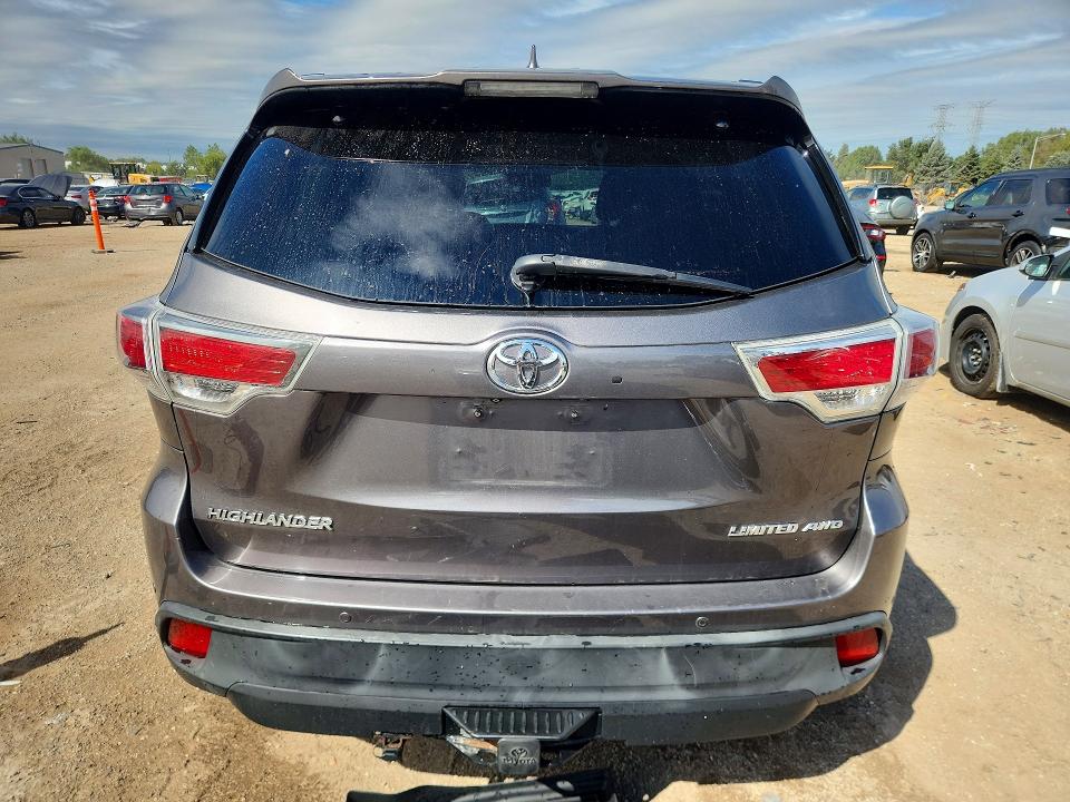 2015 Toyota Highlander მანქანა იყიდება აუქციონზე, vin: 5TDDKRFH7FS166079, აუქციონის ნომერი: 69234316